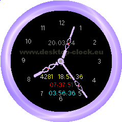 Voice Desktop Clock screenshot
